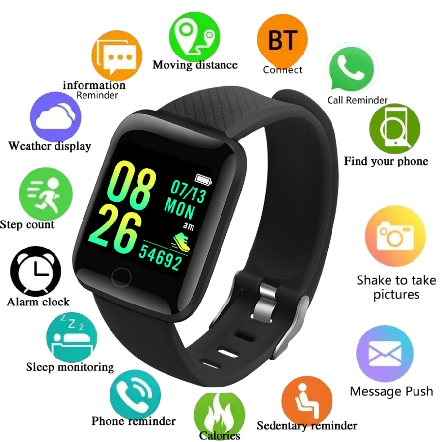 Smartwatch Digital Watches For Kids - Reloj inteligente multifunción para hombre y