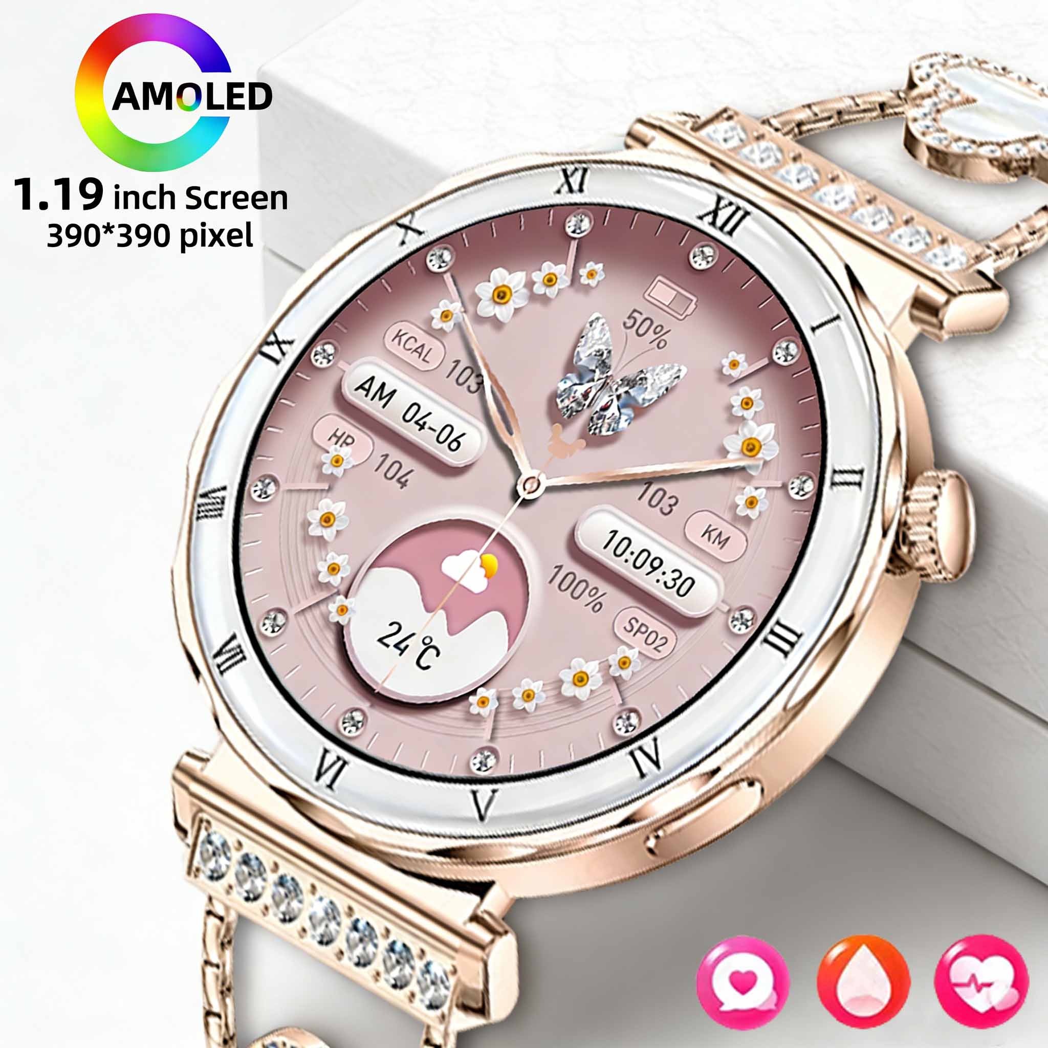 Smartwatch Latest Watches For Men - Reloj Inteligente LIGE para Mujer, Pantalla