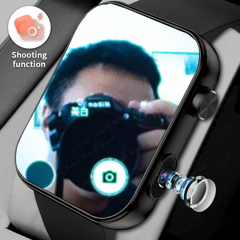 Smartwatch Latest Watches For Men - LIGE con cámara puede tomar fotos
