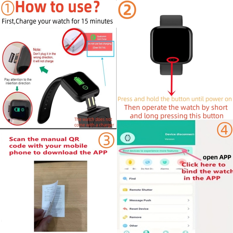 Reloj inteligente multifunción - Smartwatch Digital Watches For Kids reseña y precio
