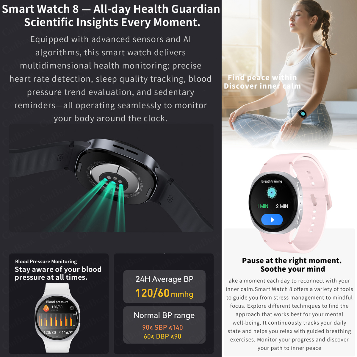 Reloj Inteligente 2026 con GPS - Smartwatch New Watches For Men reseña y precio