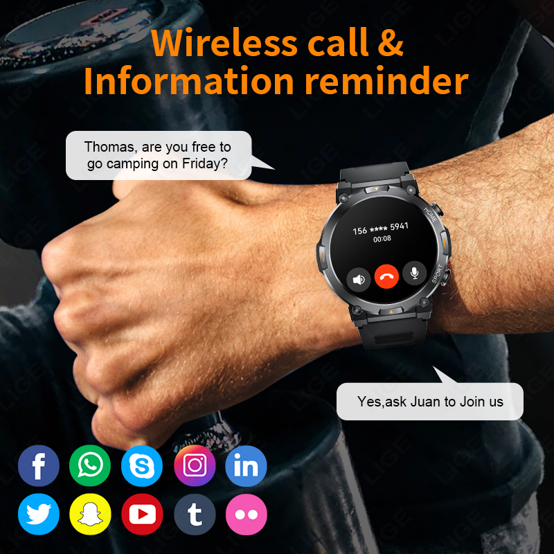 Reloj Inteligente LIGE 2026 pa - Smartwatch Latest Watches For Men reseña y precio
