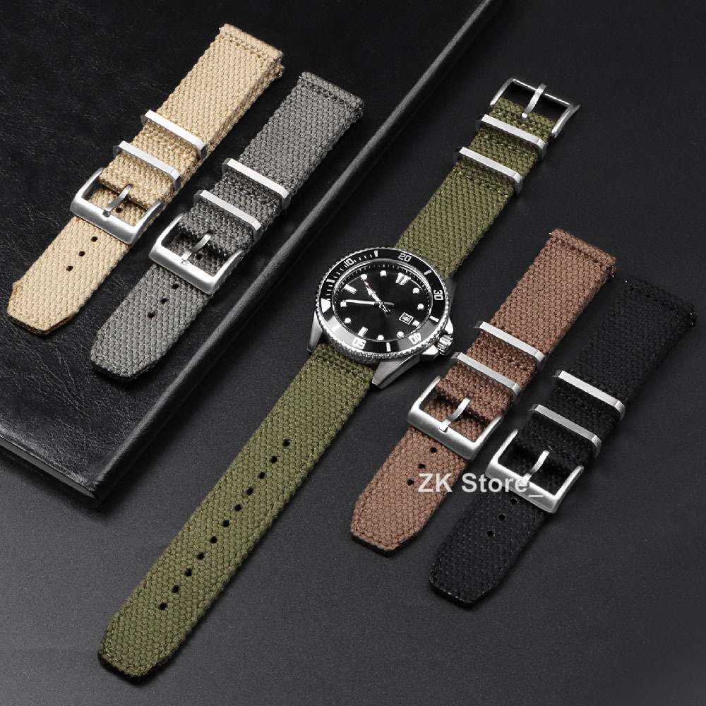 Correas de reloj de nailon de  - Smartwatch Army Watches For Men reseña y precio