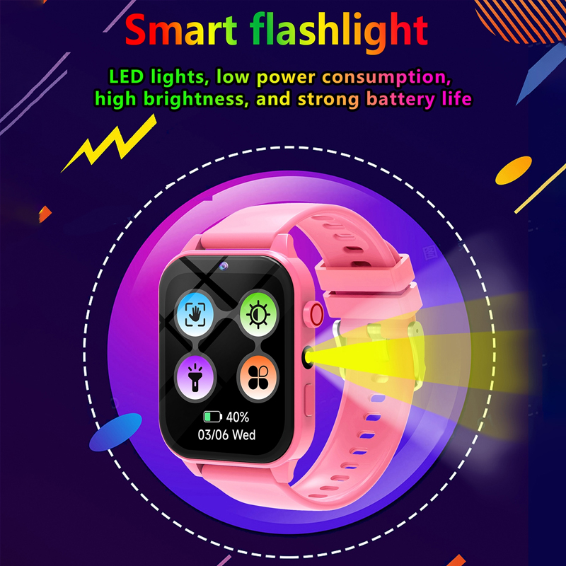 Reloj inteligente con linterna - Smartwatch Digital Watches For Kids reseña y precio