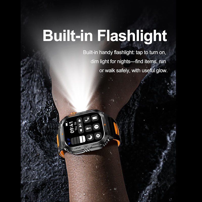 Reloj Inteligente Resistente p - Smartwatch Rugged Watches For Men reseña y precio