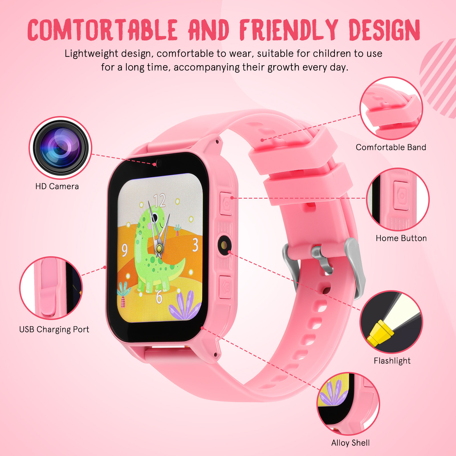Reloj para Niños con Juegos, R - Smartwatch Digital Watches For Kids reseña y precio