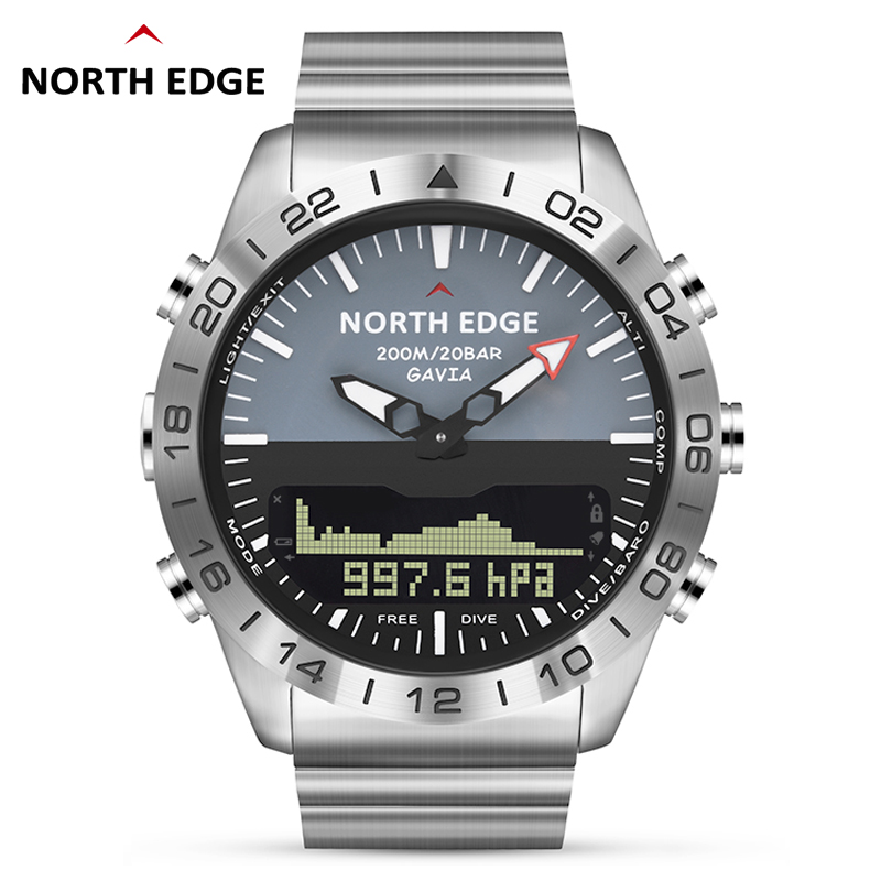 Reloj de buceo NORTH EDGE para - Smartwatch Army Watches For Men reseña y precio