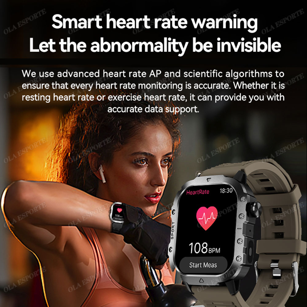 Nuevo Reloj Inteligente Milita - Smartwatch Rugged Watches For Men reseña y precio