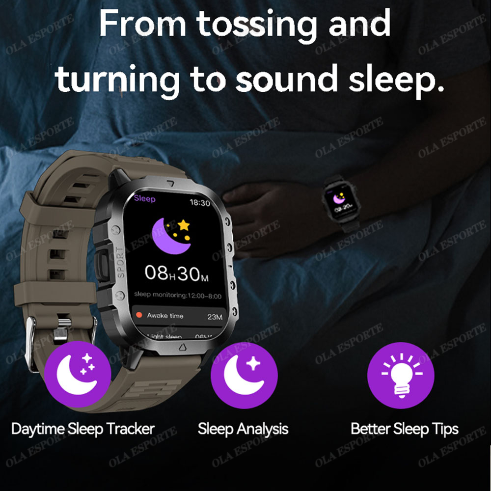 Nuevo Reloj Inteligente Milita - Smartwatch Rugged Watches For Men reseña y precio