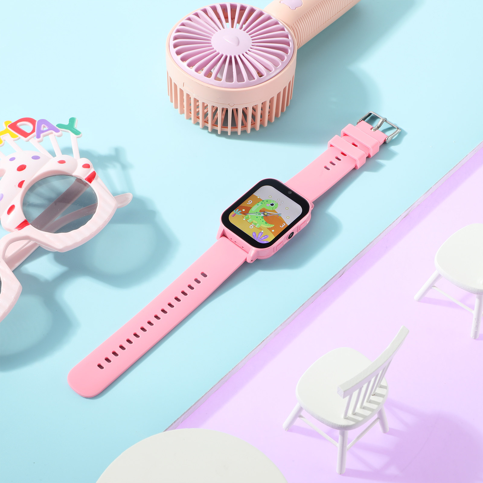 Reloj Inteligente para Niños c - Smartwatch Pink Watches For Kids reseña y precio
