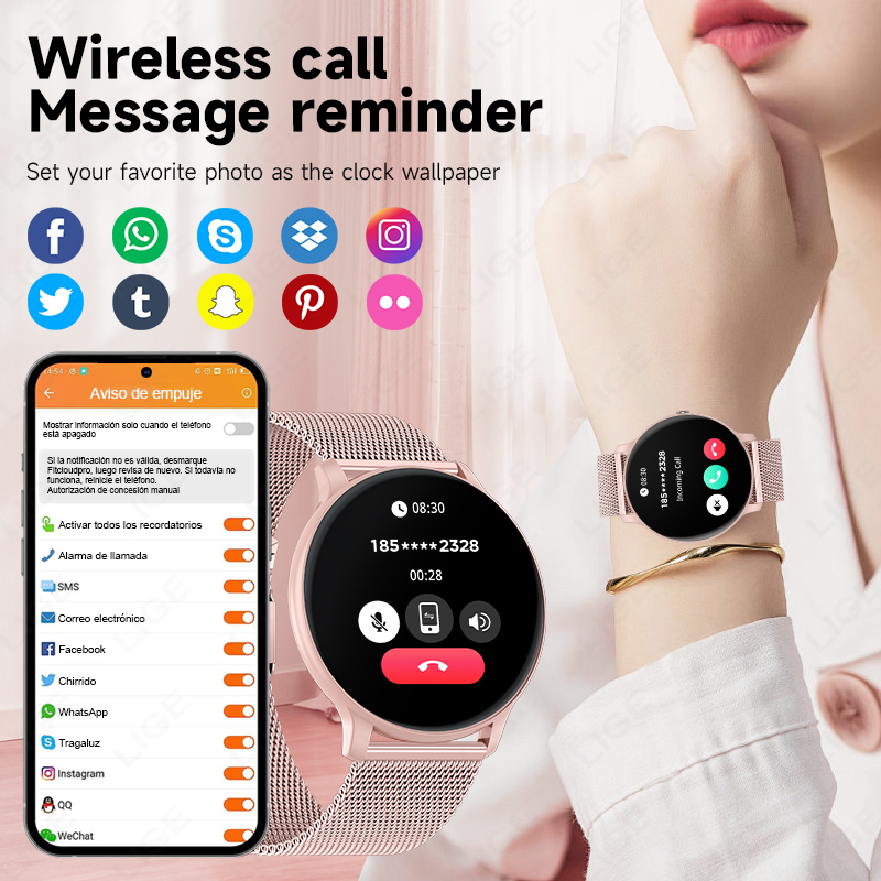 Reloj Inteligente Deportivo LI - Smartwatch Latest Watches For Men reseña y precio