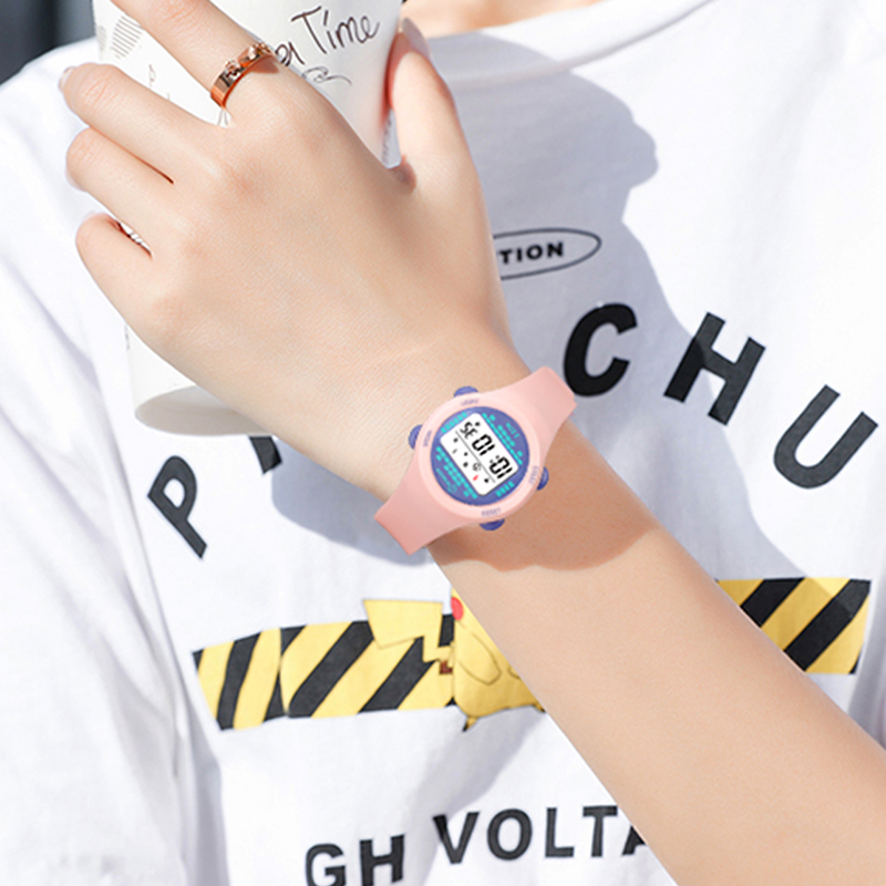 Reloj electrónico para niños,  - Smartwatch Pink Watches For Kids reseña y precio