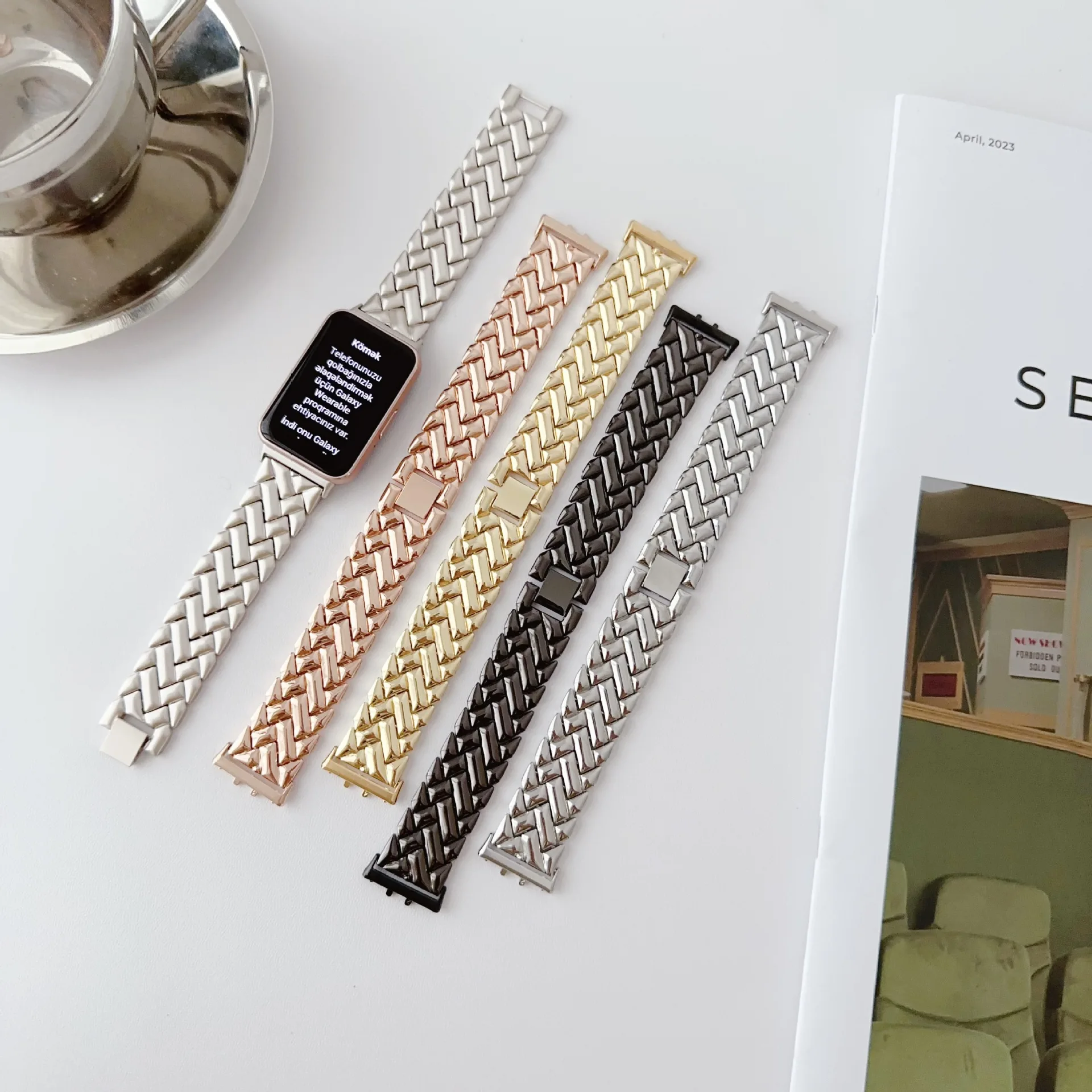 Nueva pulsera correa de Metal  - Smartwatch New Watches For Men reseña y precio