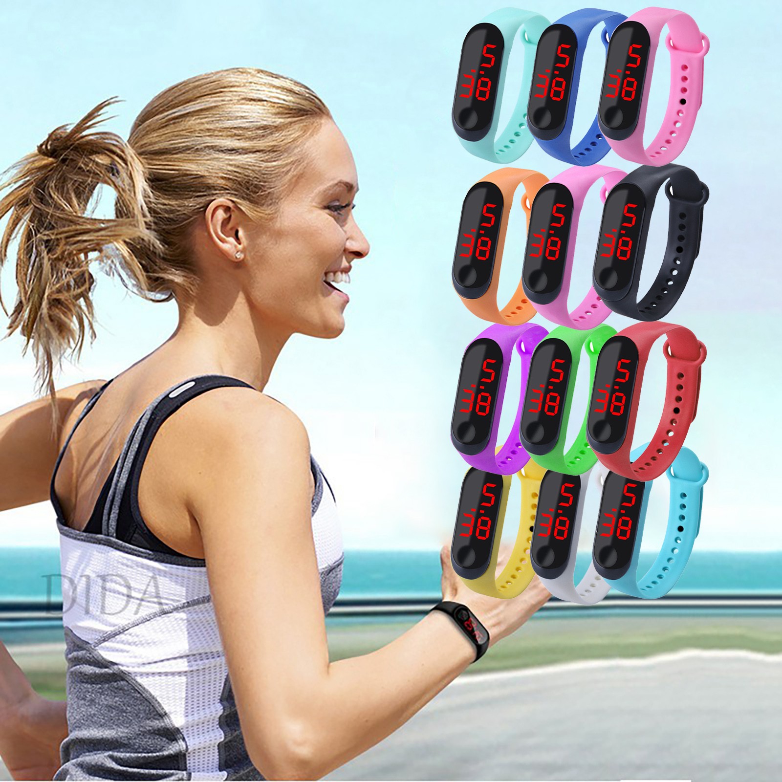 Pulsera deportiva para exterio - Smartwatch Digital Watches For Kids reseña y precio
