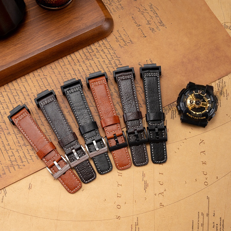Correa de cuero genuino de 16m - Casio Watch G-Shock Dw-5600 reseña y precio