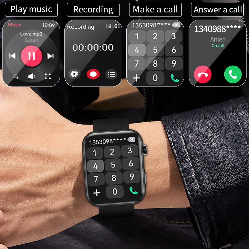 LIGE con cámara puede tomar fo - Smartwatch Latest Watches For Men reseña y precio