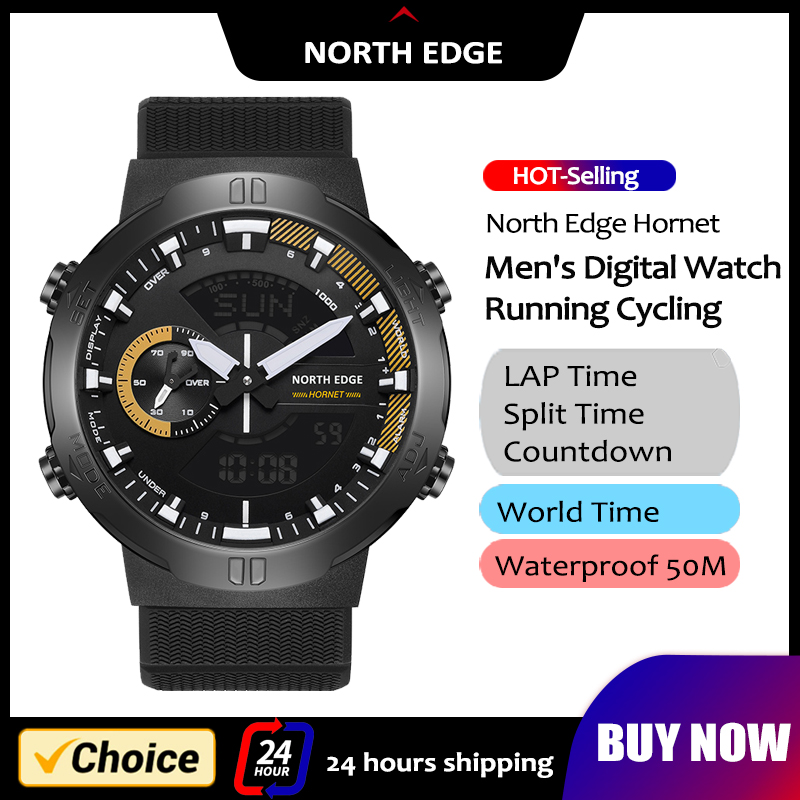 Reloj inteligente NORTH EDGE p - Smartwatch Army Watches For Men reseña y precio