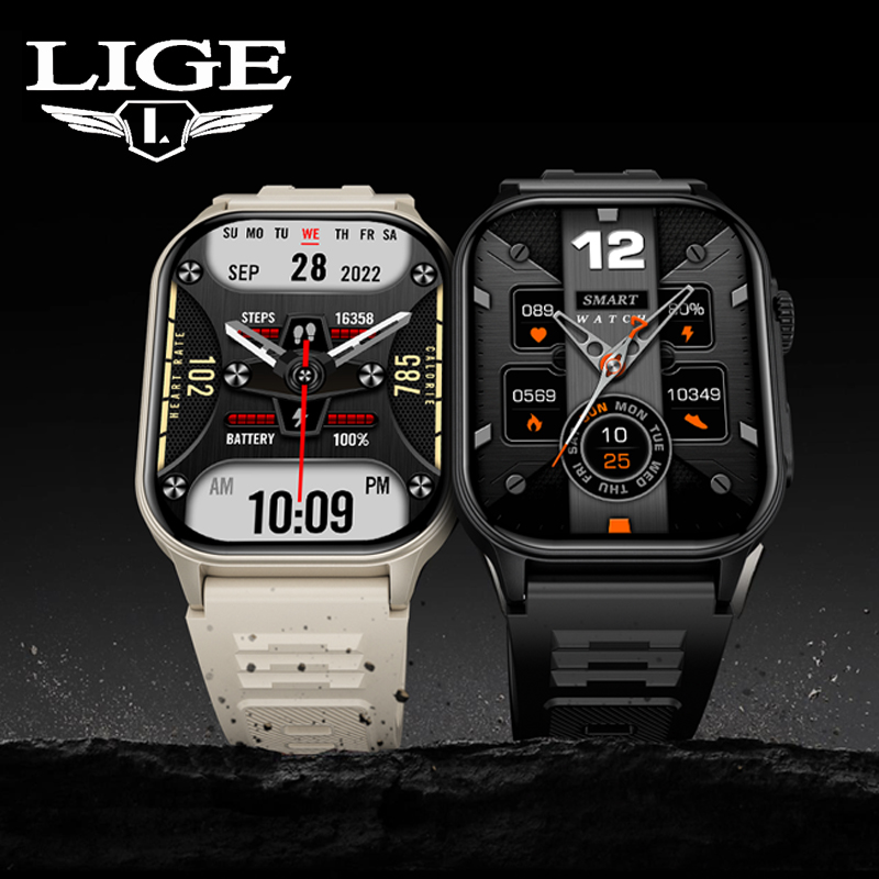 Reloj inteligente LIGE para ho - Smartwatch Latest Watches For Men reseña y precio